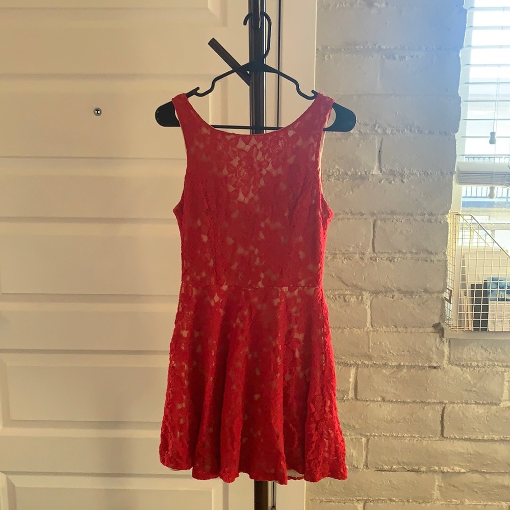Red Lace Dress